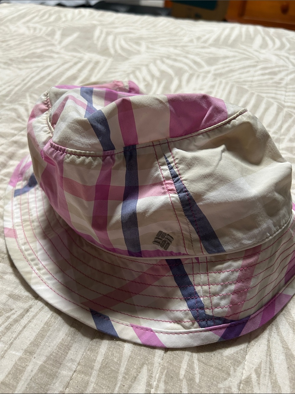 Women’s Pink Plaid Bucket Hat